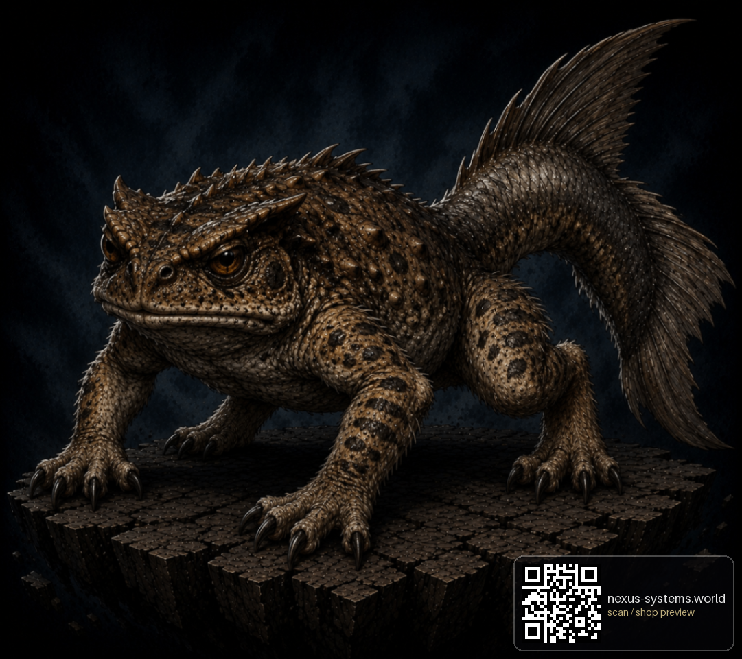 Toadfish Guardian — Nexus Systems · Mythic Beasts original occult artwork