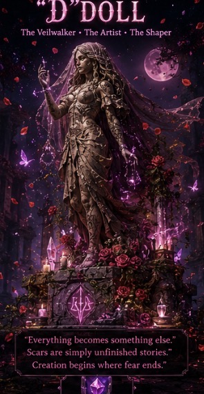 D"Doll — The Veilwalker — Nexus Systems · Pillars original occult artwork