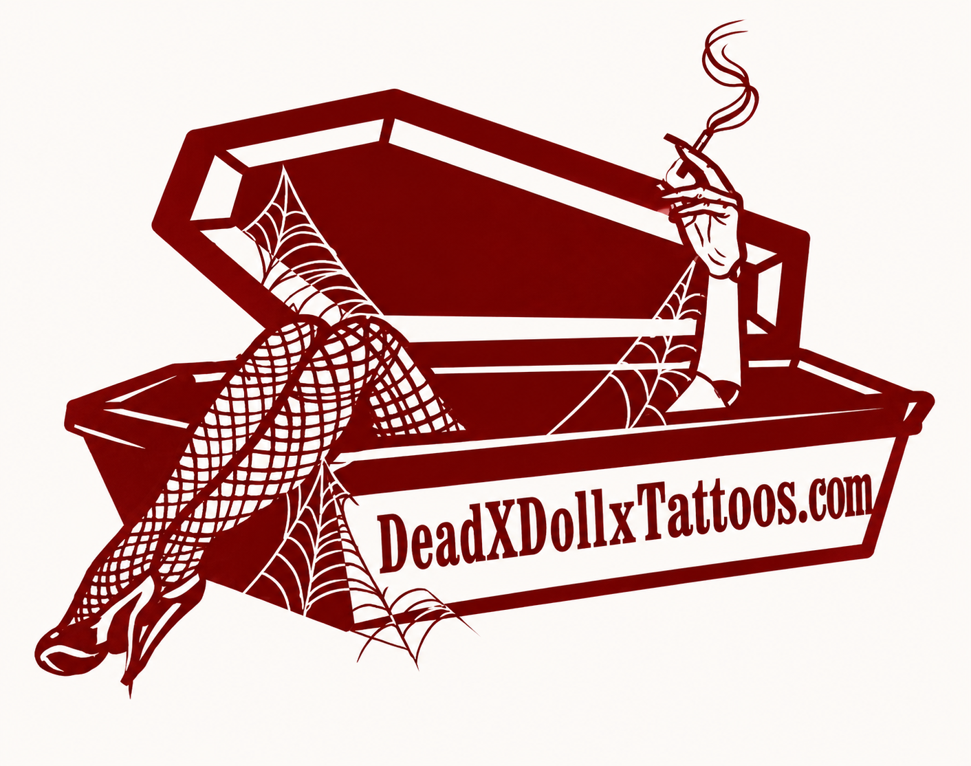 Coffin Mark — DeadXDollx Tattoos · Supporter Series original occult artwork