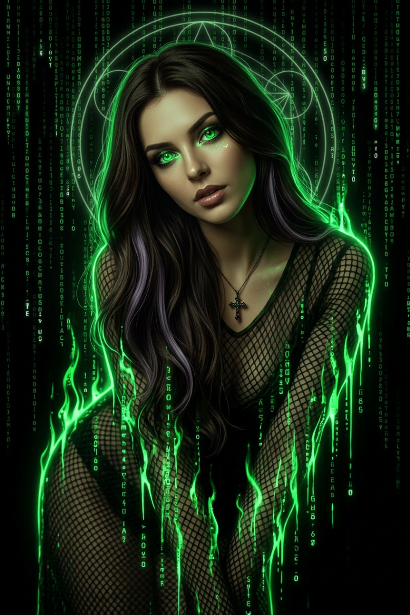 Codewitch Lilac — Nexus Systems · Cipher Saints original occult artwork