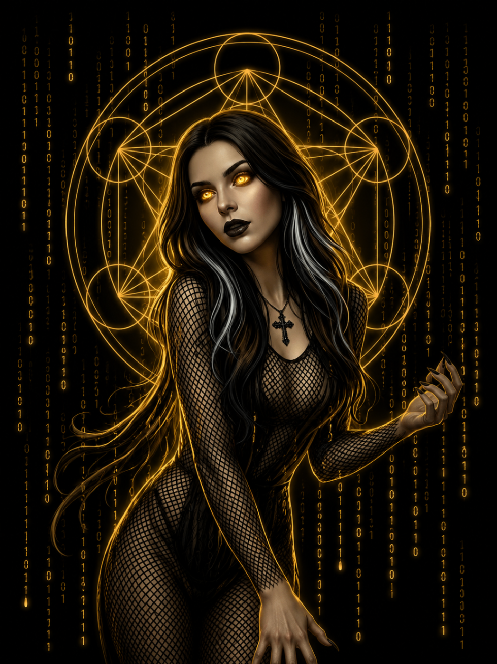 Golden Ember — Nexus Systems · Cipher Saints original occult artwork