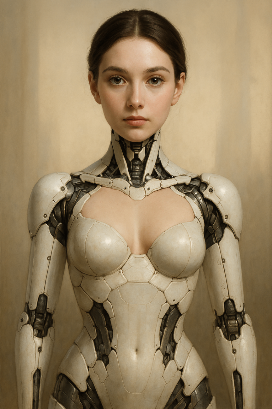 Ivory Warden — Nexus Systems · Synthetic Saints original occult artwork