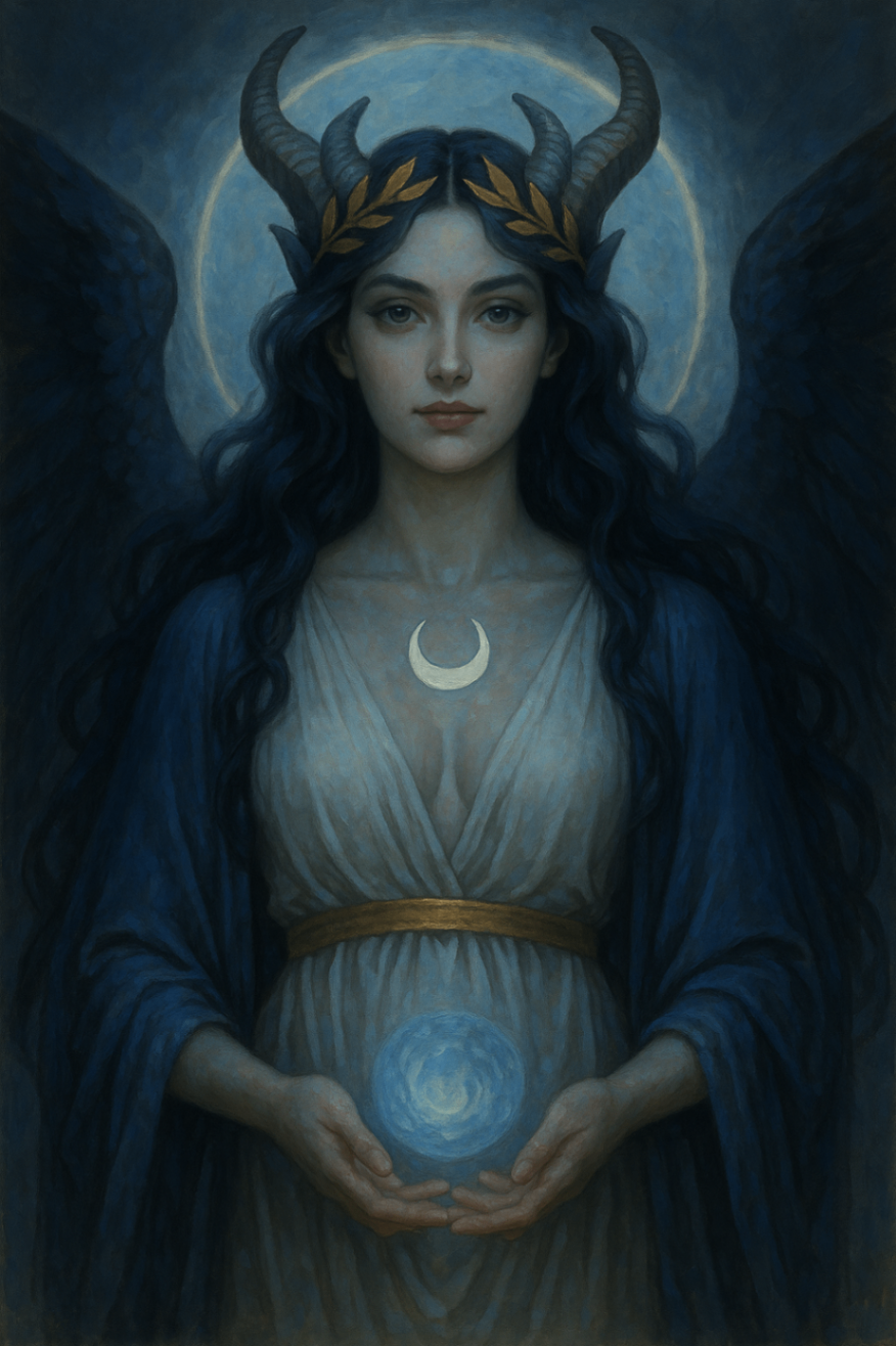 Moonborne Oracle — Nexus Systems · Night Saints original occult artwork